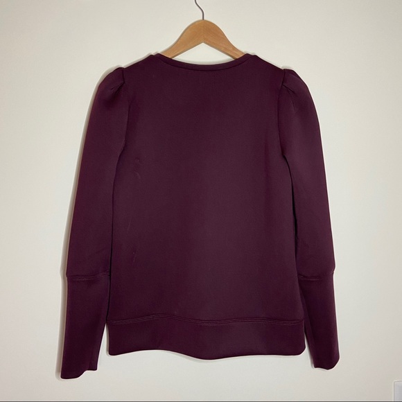 NWT Stella Dot Burgundy Neoprene Pullover - Picture 6 of 8
